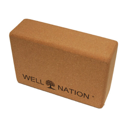 Well Nation 3" Cork Yoga Block