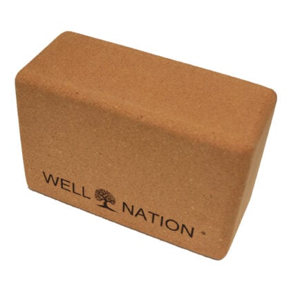 Well Nation 4" Cork Yoga Block