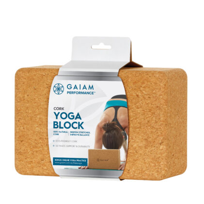 Cork Yoga Block 4"