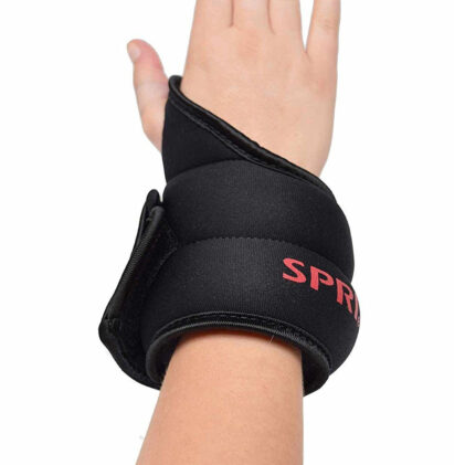 Spri Thumb-Lock Wrist Weights x 2 / 2lb/900gm