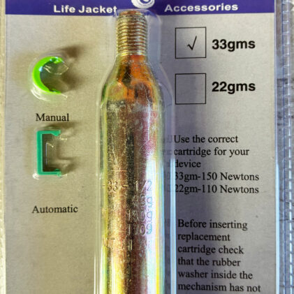 33gm CO2 Life Jacket Cartridge